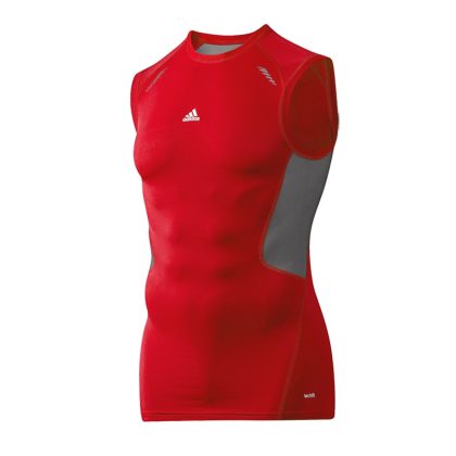 Canotta TechFit Prepare ADIDAS Medium Compression Rossa
