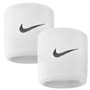 Polsini Tennis NIKE Swoosh Bianco Nero