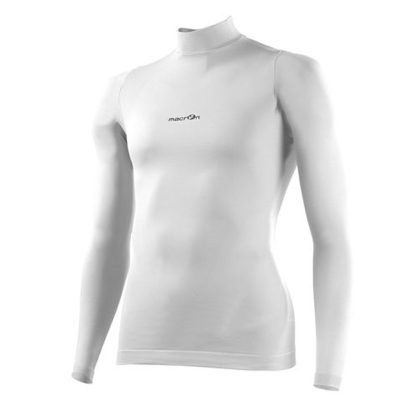 Sottomaglia Lupetto Macron Alpha Turtle Neck Bianca
