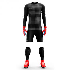 Completo Portiere Calcio mod. Altair Black