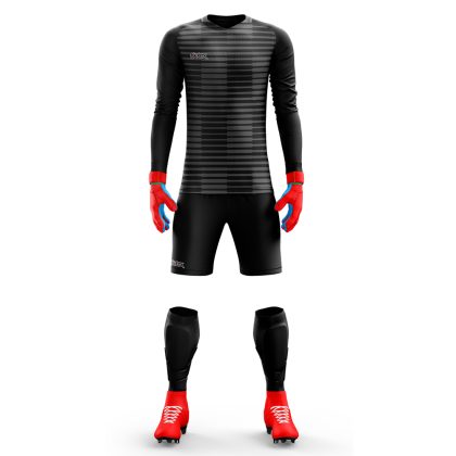 Completo Portiere Calcio mod. Altair Black