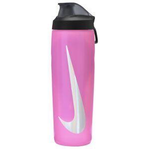 Nike Refuel Bottle Locking Lid 24 OZ Borraccia Bottiglia 700 ml BPA Free Fuxia Fluo