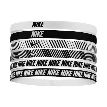 NIKE Flex Classic Headbands 6PK Elastici Capelli Sport Printed