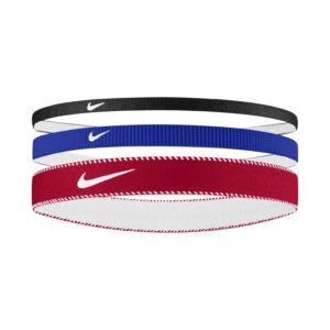 NIKE Flex Classic MW Headbands 3PK Elastici Capelli Sport Varie Ampiezze Game Royal