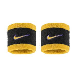 Nike Swoosh Classic Wristbands Polsini Black - Purple - Gold