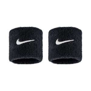 Nike Swoosh Classic Wristbands Polsini Black - White