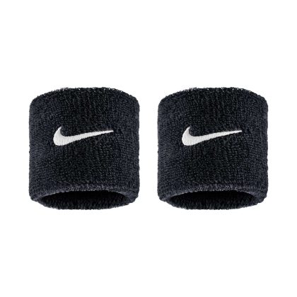 Nike Swoosh Classic Wristbands Polsini Black - White