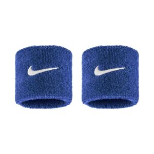 Nike Swoosh Classic Wristbands Polsini Game Royal - White