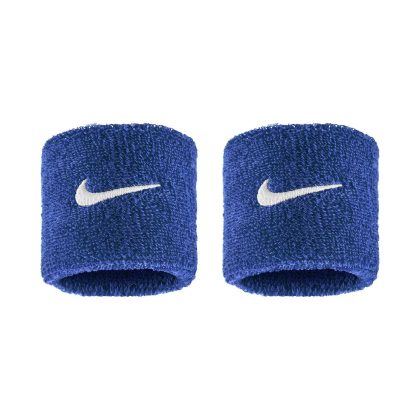 Nike Swoosh Classic Wristbands Polsini Game Royal - White
