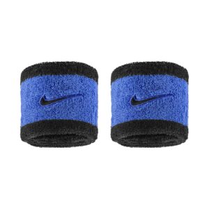 Nike Swoosh Classic Wristbands Polsini Comet Blue - Black - Black