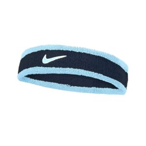 Nike Swoosh Classic Headband Fascia Tergisudore Tennis Blue - Navy - Ivory