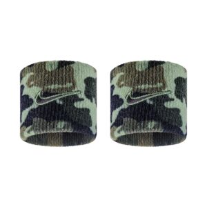 Nike Swoosh Classic Wristbands Printed Polsini Green - Sequoia - Black